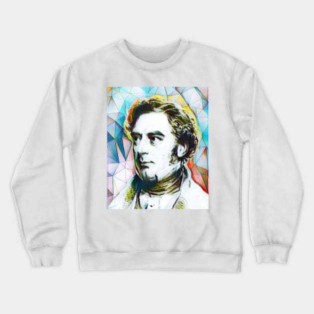 Robert Stephenson Portrait | Robert Stephenson Artwork 8 Crewneck Sweatshirt by JustLit